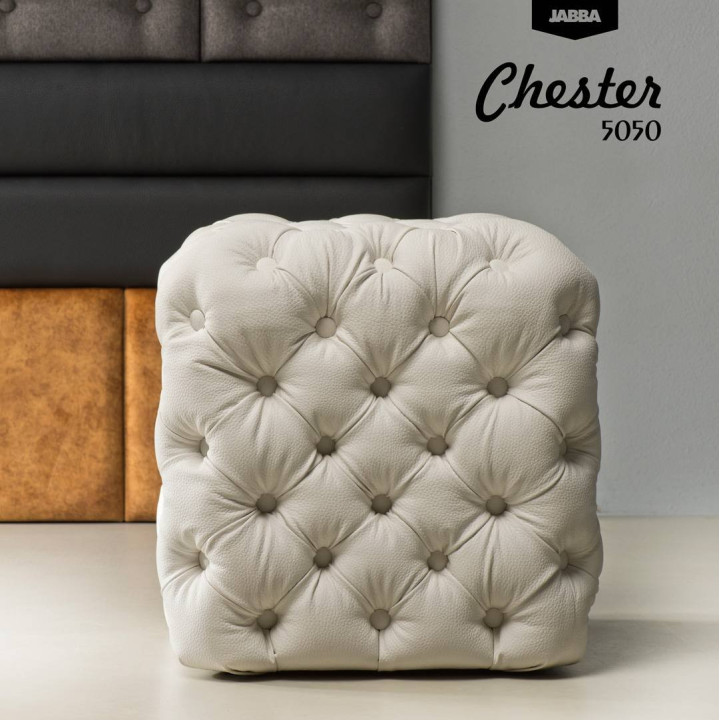 Pufa pikowana Chester 5050 welur Jabba