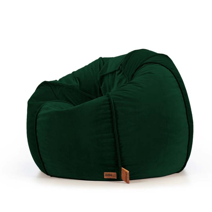 pufa worek złota welur velvet fotel pufa do siedzenia pufy sako jabba baloon 